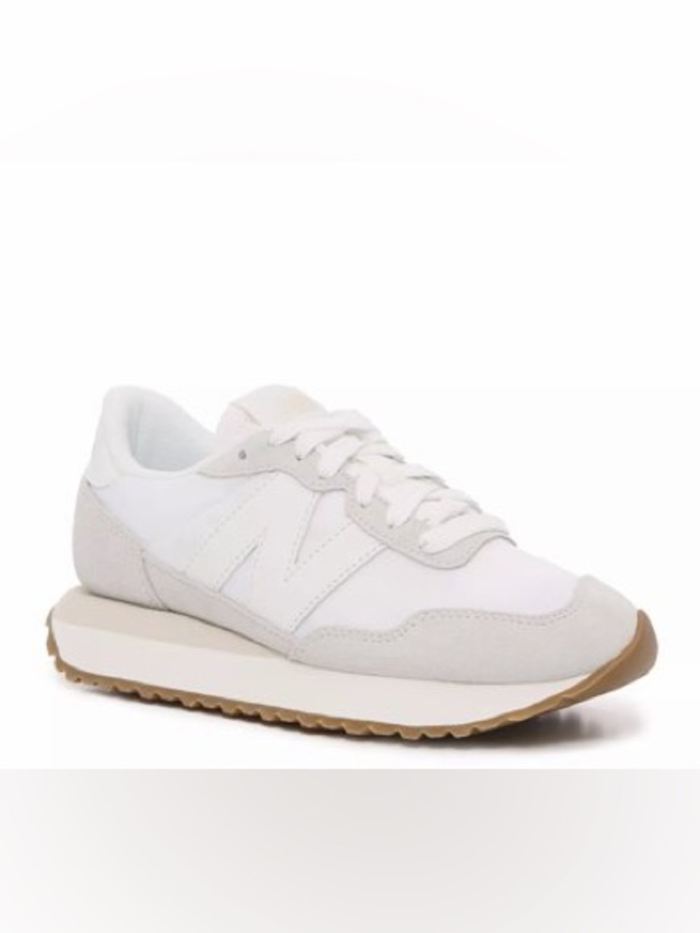 White & Light Pink Women's Sneakers - New Balance